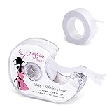 2 Rollen Fashion Tape Körper Doppelseitiges Klebeband Transparent Clothing Tape für Bh Träger Kleid Damen Bekleidung Zubehör mit 1 Sp