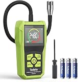 Erdgas Gasmelder, Gaslecksuchgerät,Tadeto Tragbarer Leckdetektor Brennbare Gase für Methan, Propan, Butan, Abwasser Gasleckdetektor mit Sprachwarnung Digital LCD Bildschirm B