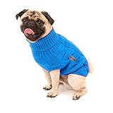 WOLTERS Zopf-Strickpullover für Mops&Co. In div. Größen und Farben, Größe:35 cm, Farbe: