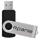 Rpanle 64 GB USB Flash Laufwerk Pendrive USB 3.0 64G USB Memory Stick Kompatibel mit Windows 98 Second Edition/NT/ME / 2000 / XP / 7/8.1/10, Linux und Mac OS 10.3 und höher, Schw