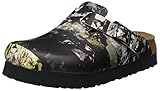 Papillio 1007104 Boston Birko-Flor, Damen Clogs, Mehrfarbig (Golden Age Black Plateau), 35 EU (2.5 UK)