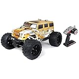 RC Geländewagen, 1/5 Verhältnis 30.5CC Benzinmotor Allradantrieb Hydraulische Bremse 4WD Big Foot Fernbedienung LKW Spielzeug