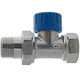 Thermostatventil DN20 Heizkörperventil 3/4' fur M30x1,5 Thermostatkopf Stellantrieb