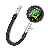 YOSH Digitaler Reifendruckmesser 200PSI 14BAR, Einfaches Ablesen der genauen Daten, reifendruckprüfer luftdruckprüfer mit 360° Drehkopf, LCD-Bildschirm, Reifenwartung für Auto, M
