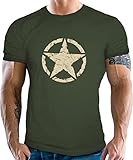 Classic T-Shirt für den US-Army Fan: Vintage Star L