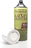 The Army Painter Colour Primer, Matt White 400 ml Grundierung Spray, Primer Spray, Acryllack Spray für Fantasy Model Miniaturen Bemalen und Warhammer Fig