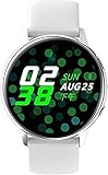 YWS Geeignet für Android iOS- Telefone S30 Smart Watch Männer und Frauen Körpertemperatur Blutdruck IP68 wasserdichte Smartwatch (B)(B)