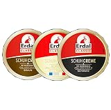 Erdal Schuhcreme Classic Schwarz, Alle Farben, Braun (75 ml) Vorteilspack
