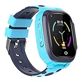 shjjyp Smartwatch Kinder Kinder Smartwatch Telefonfunktion Telefon Kinderuhr Mit SOS Anruf Video Kamera Anruf Wecker Rechner Touchscreen Für Jungen Mädchen Student Geburtstagsgeschenk,B