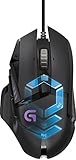 Logitech Proteus Spectrum Gaming-Maus (mit RBG-Anpassung und 11 programmierbaren Tasten) EU Version, schw