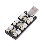 Globact 1S LiPo Akku USB Ladegerät 3,8V / 4,35V 6 Kanal 1S li-HV Lipo Ladegerät für EMAX Tinyhawk Pilot Blade Inductrix Tiny Whoop Inductrix FPV Plus Batterie Micro JST 1.25 JST-PH 2.0 mCX mCPX