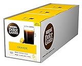 NESCAFÉ Dolce Gusto Grande Kaffee | 48 Kaffeekapseln | 100% Arabica Bohnen | Feine Crema und kräftiges Aroma | Schnelle Zubereitung | Aromaversiegelte Kapseln | 3er Pack (3 x 16 Kapseln)