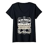 Damen Hombre Camisa Apellido Hernandez Nachname Hernandez Geschenk T-Shirt mit V