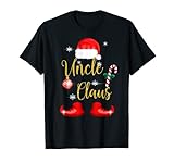 Herren Onkel Santa Claus Funny Family Christmas Pjs Onkel Geschenk Männer T-S