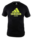 adidas Community line T-Shirt Judo Performance Black/Shock Yellow, ADICTJ (M)