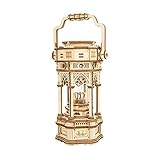 ROKR Holz 3D Puzzle Erwachsene Holzbauset Modellbausätze Viktorianische Laterne Mechanisch Musikbox Geschenke für Jugendliche und Erwachsene (Victorian Lantern)