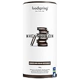 foodspring Whey Protein Pulver, 750g, Cookies & Cream, Eiweißpulver mit hohem Proteingehalt zum Muskelaufbau, aus Milch von Weidekü