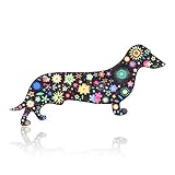 Brosche mit Tiermotiv aus Acryl, niedlicher Dackel, Labrador, Bulldogge, Pudel, Brosche für Kleidung, Schal, Reversnadel, Haustier-Schmuck, Geschenk