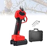 WDSZXH Lithium-Batteriebetriebene Baum-Zweig-Pruner, drahtlose wiederaufladbare Gartenschneidschere, Mini-elektrische Kettensäge-Trimmscheren, Schneiddurchmesser 30mm für Baumstämme, R