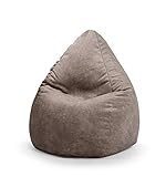 SITTING POINT only by MAGMA Sitzsack Karolina XL Samt Taup