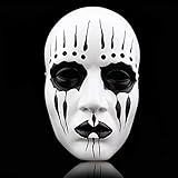 Slipknot Band Maske Unisex Horror Ace Abdeckung Halloween Karneval Thriller Maske Cosplay Kostüm Zubehör Deluxe Vollen Kopf Latex Headwear Metall Band Phantasie Kleid Kleidung