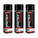 Zinkspray Dunkel 3 x 400ml Grundierung Rostschutz Hitzebeständig bis +500°C