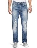 G-Star Herren Jeans 3301 Slim Gr. W 32 x L 30, Light Aged Destroy