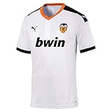 PUMA Valencia CF Pro Erste Trikot 2019-2020, Weiß / Schwarz / Orange M Weiß / Schwarz / Orange (puma white-puma black-Vibrant orange)