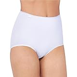 6er Pack Sloggi Damen Maxi Slip | Taillenslip - Serie 24/7 Cotton 2+1 - Farbe Weiß - Größe 44