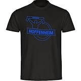 Kinder T-Shirt Fankurve Hoffenheim - schwarz - Größe 128 bis 176, Größe:176, Farbe:schw