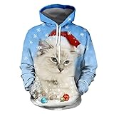 Pullovers Herren Weihnachten 3D Digital Cartoon Print Herren Hoodie Herbst Winter Neue Herren Sweatshirt Jugend Universität Paar Herren Streetwear DH28419 6XL