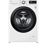 LG F2WV3S7S6E Slim Frontlader-Waschmaschine, 7 kg, 1200 U/min, künstliche Intelligenz AI DD, hygienischer Dampf, Inverter Direct Drive, Smart Diagnose, 60 x 85 x 47,5 cm, Weiß