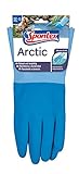 Spontex Arctic Arbeitshandschuhe, für grobe Arbeiten bei Nässe und Kälte, wasserdicht und langlebig, aus Naturlatex, Größe XXL, 1