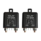 Creely 2X 12V 200A Schliesserkontakt 4-Pin-Relais - Hochleistungs-Marine-Split-Aufladung