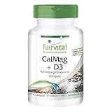 Calcium Magnesium Citrat plus Vitamin D3 - HOCHDOSIERT - Cal-Mag + Vitamin D3 Cholecalciferol - 90 Kap