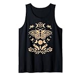 Dark Academia Ästhetische Himmlische Mystische Todesmotte Wiccan Tank Top