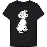 T-Shirt # Xxl Unisex Black # 101 Dalmations - D