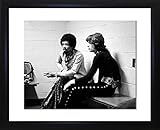 Bild Favourites Jimi Hendrix mit Mick Jagger gerahmtes F