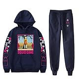 YUJKILOP Korea Movie Squid Game Merch squid game kostüm Set Halloween Cosplay Kostüm Trainingsanzüge Sportanzug Outfit Halloween Weihnachten Kostü