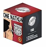 1 kg Shisha Kokoskohle Shisha One Nation 72 Cubetti Hookah - Qualitäts-Kohle für lange Lebensdauer S