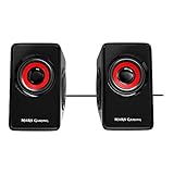 Mars Gaming MS1, Gaming-Lautsprecher, 6 Treiber, kompakt, USB, schw