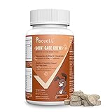 Ascuoli Gelenktabletten für Hunde - Glucosamin & natürliches Chondroitin für Hunde + MSM, Hyaluronsäure und CoQ10, 120 Tab