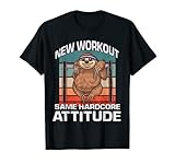 Faultier Athlet Bodybuilding Sloth Spotter Fitness T-S