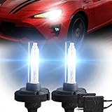 VLAND D2H HID-Glühlampen-Vorschaltgerät-Umrüstsatz Scheinwerferlampen, Fern- / Abblendlicht, 12 V 35 W 6000 K 3200 Lm Xenon-Weiß-Scheinw