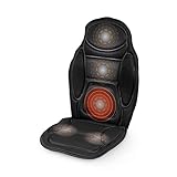 Medisana MCH Massagesitzauflage für das Auto, Massageauflage mit Vibration, 5 Massageprogramme, Autositzauflage für Schulter, Rücken, Taillie und Oberschenkel - Sitzheizung mit Wärmefunk