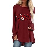 SUNNSEAN Hoodie Damen Pullover Große Größen Sweatshirt Damen Teenager Hoodie üBergrößE Damen Long Pullis Für Damen Retro Sexy Fitness Top