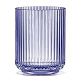 Lyngby Designer Windlicht aus mundgeblasenen Glas in Klar, 18