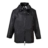 PORTWEST S440BKRXXXL - Klassische Regenjacke, schwarz, Größe: XXXL