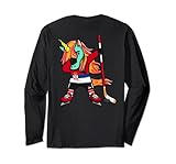 Dabbing Green Unicorn Serbia Eishockey-Fans Trikot Sport Lang