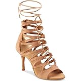 Rummos Damen Tanzschuhe Bachata 02 - Nubuck Twine - Medium (Normal) - 8 cm (80E) Stiletto - EUR 35